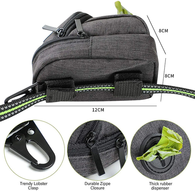 Portable Pet Dog Treat Pouch and Poop Dispenser - Kenny Pet