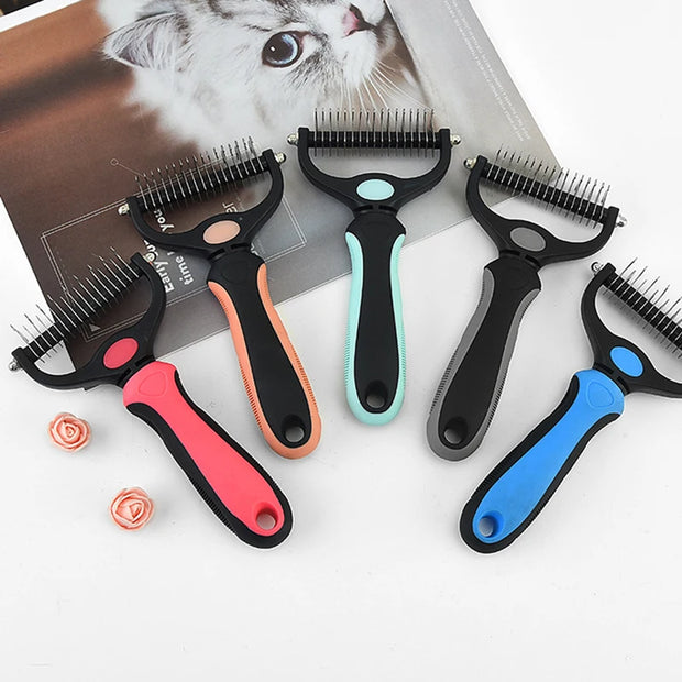 Pet Deshedding Grooming Hair Remover Brush - Kenny Pet